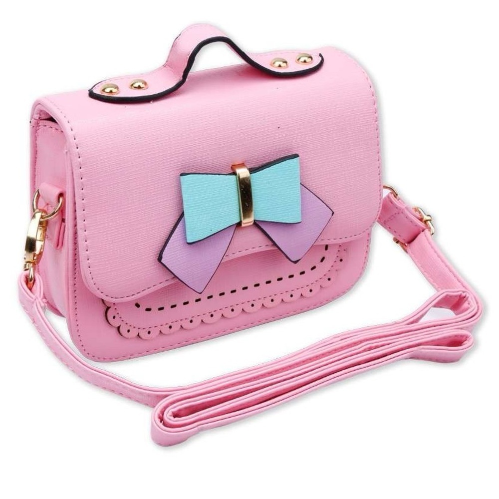 Cute pink Bow Shaped Sling Bag